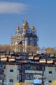 Строящийся храм. Фото Ивана Козлова